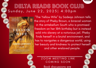 Delta Reads - "The Yellow Wife" by Sadeqa Johnson